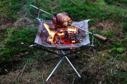 Firekorf + Grill + Spit : Opvouwbare Vuurkorf / Vuurschaal Met Rooster En Spit - Draagbare BBQ - Opbergtas - Kampeer Grill - Kookset -Outdoor Camping Shop 1200x799 30