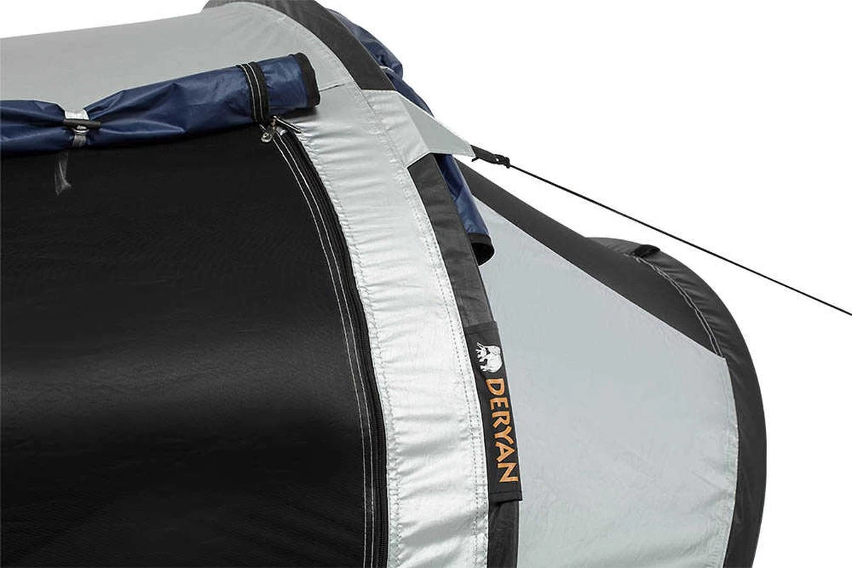 Deryan Cocoon Pop Up Tent - Luchtbed - Luchtpomp - 4 Persoons - Zilver 13 Deryan Cocoon Pop Up Tent - Luchtbed - Luchtpomp - 4 Persoons - Zilver - Afbeelding 11