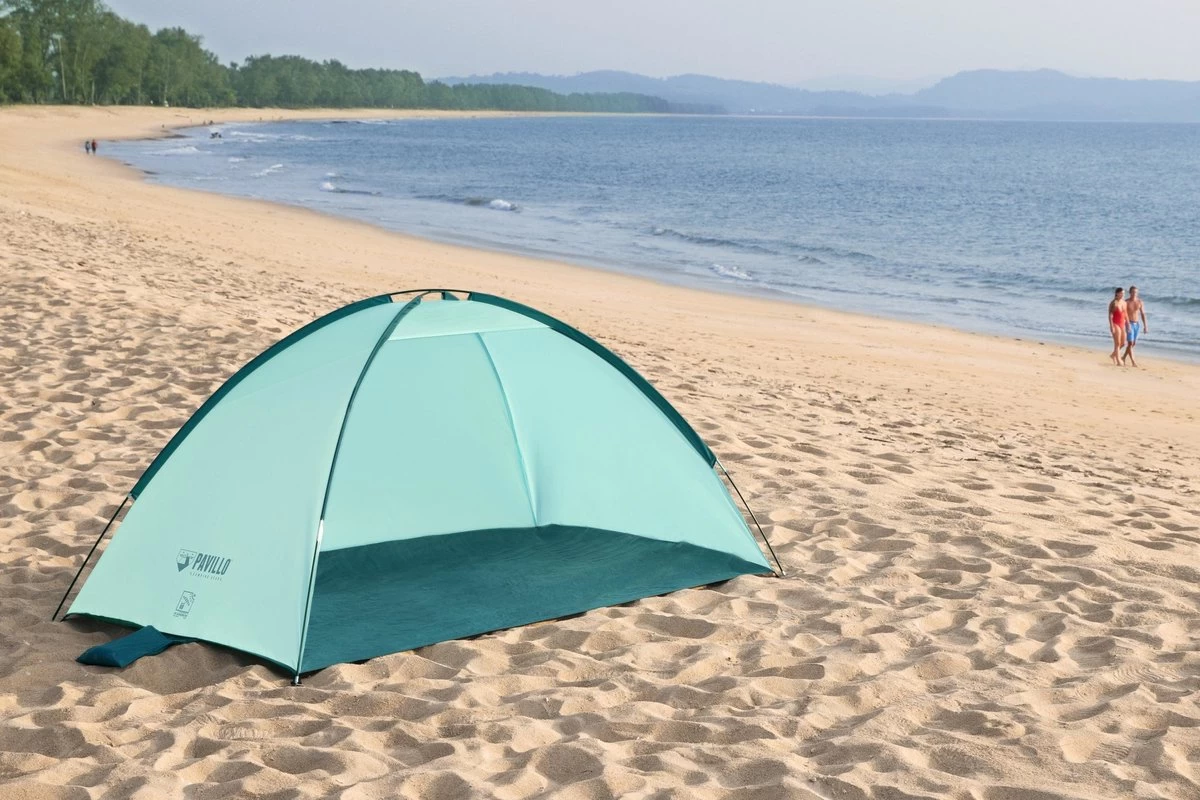 Bestway Strandtent - Pavillo - 2-Persoons - UV80 Zonbescherming - Incl. Tentharingen - Zandzakken Voor Stabiliteit - 200 X 120 X 95 CM 19 Bestway Strandtent - Pavillo - 2-Persoons - UV80 Zonbescherming - Incl. Tentharingen - Zandzakken Voor Stabiliteit - 200 X 120 X 95 CM - Afbeelding 17