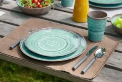 Bo-Camp Servies Halo - 12 Delig Melamine - Aqua -Outdoor Camping Shop 1200x800 34