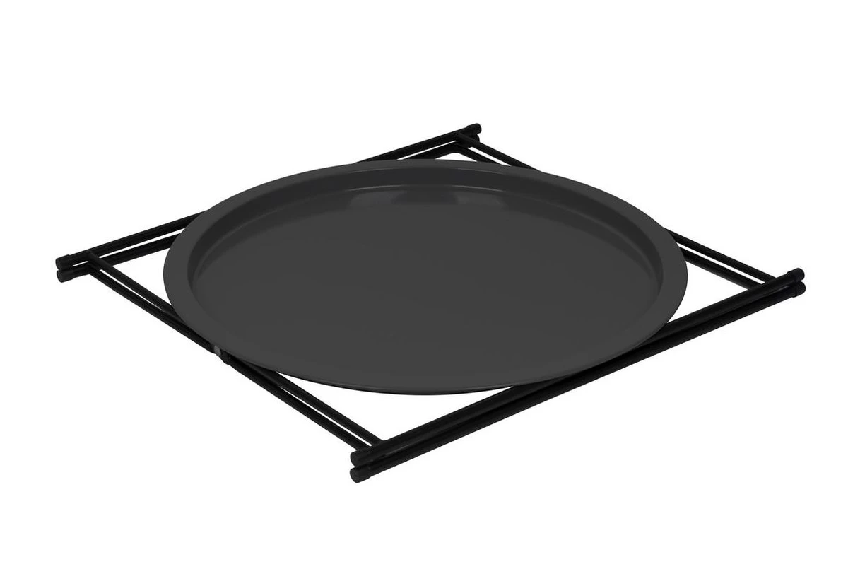 Bo-Camp Urban Outdoor - Bijzettafel - Harlem - Zwart 4 Bo-Camp Urban Outdoor - Bijzettafel - Harlem - Zwart - Afbeelding 2