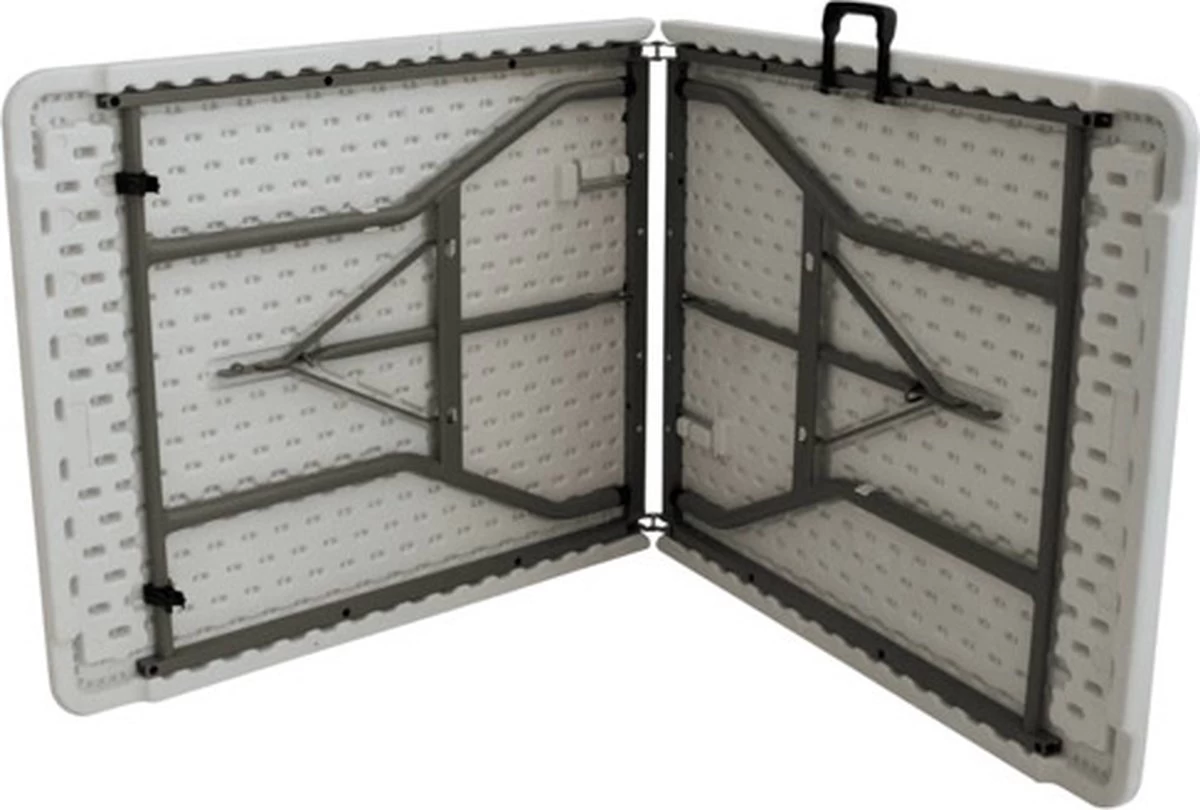 Eurotrail Pavillon M - Campingtafel - 180*75*75cm - Wit/Grijs 5 Eurotrail Pavillon M - Campingtafel - 180*75*75cm - Wit/Grijs - Afbeelding 3