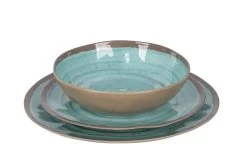 Bo-Camp Servies Halo - 12 Delig Melamine - Aqua -Outdoor Camping Shop 1200x813 1