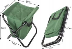 Viskrukje - Visserstoel - Campingstoel - Toeristen Visstoel - Reiskruk - Zak Met Ritssluiting - Opvouwbaar - Draagbaar - 26 CM - Rheme -Outdoor Camping Shop 1200x814