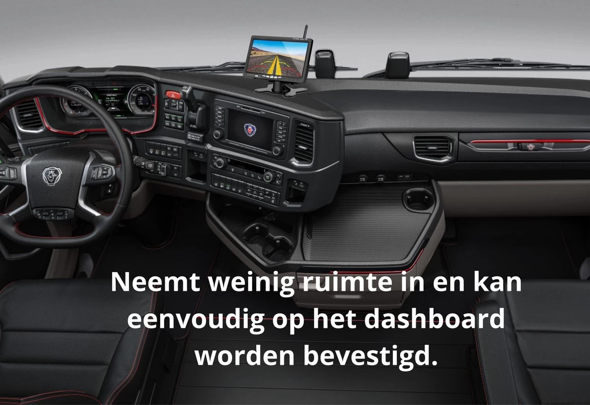 SightStrong Draadloze Achteruitrijcamera - 7” Scherm - Nachtzicht 18LED 15m 9 SightStrong Draadloze Achteruitrijcamera - 7” Scherm - Nachtzicht 18LED 15m - Afbeelding 7