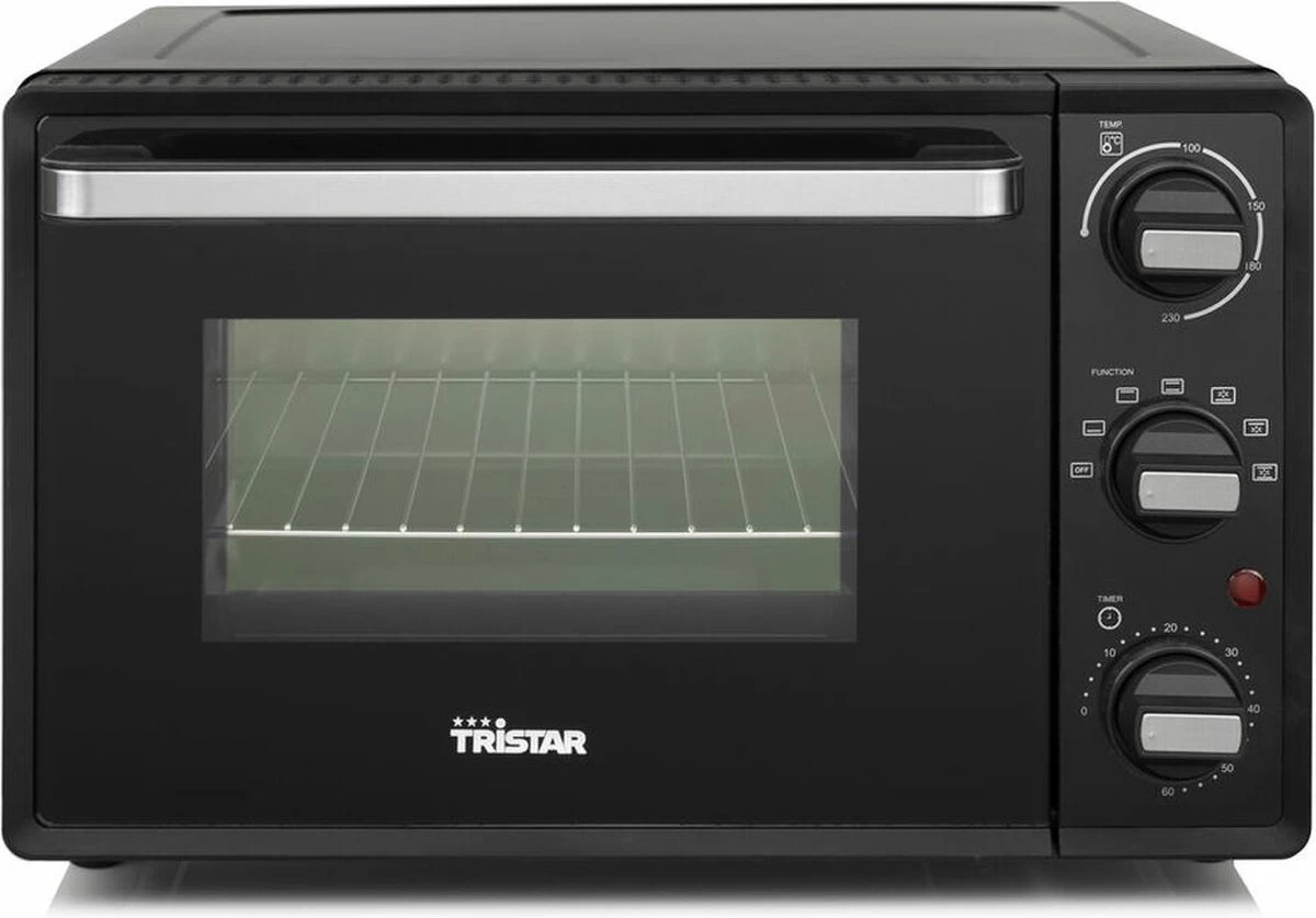 Tristar Oven OV-3622 - Camping Oven 19 Liter - 800 Watt - Vrijstaande Convectieoven - Zwart 7 Tristar Oven OV-3622 - Camping Oven 19 Liter - 800 Watt - Vrijstaande Convectieoven - Zwart - Afbeelding 5