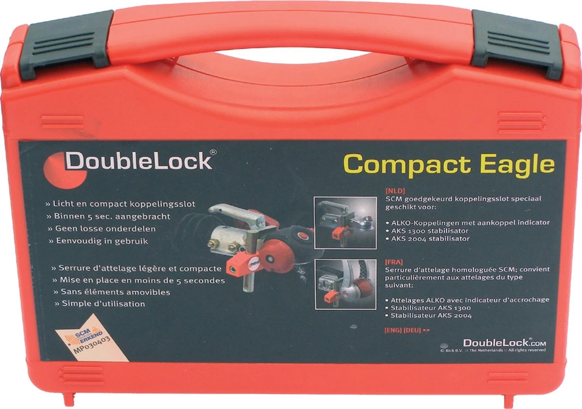 Koppelingslot Compact Eagle DoubleLock 7 Koppelingslot Compact Eagle DoubleLock - Afbeelding 5