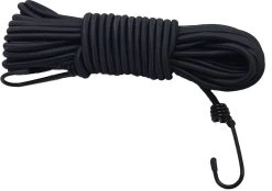 Merkloos Elastiekkoord - 10mtr - 8mm - Zwart - Bundel - Elastisch Koord