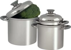 Eurotrail Pannenset Glasgow - RVS - 3 Delig - Grey -Outdoor Camping Shop 1200x853 2