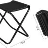 Mini Opvouwbaar Reis Stoeltje Compact Camping Krukje Zwart -Outdoor Camping Shop 1200x865