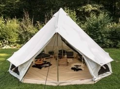 Skandika Tipii 400 Canvas Tent – Tipi-tenten – 8 Persoons Familietent - Campingtent – Muggengaas – 250 Cm Stahoogte – 400 Cm Diameter – 4000 Mm Waterkolom – Indische Tent, Partytent, Festivaltent – Outdoor, Camping, Tuin – Kamperen – Wit -Outdoor Camping Shop 1200x900 67