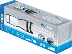 PROPLUS Pro Plus Caravanspiegel - Duo - 23 Cm - Universeel Voor Links En Rechts - Zwart -Outdoor Camping Shop 1200x914