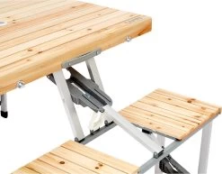 CAMPZ Fir Wood Picknicktafel, Bruin/grijs 15 CAMPZ Fir Wood Picknicktafel, Bruin/grijs -Outdoor Camping Shop 1200x937