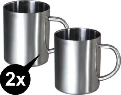 Merkloos RVS Beker-RVS Mok-Koffiebeker-Koffiemok-set 2 Stuks -Outdoor Camping Shop 1200x944 1