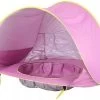 Merkloos Strand Tent Met Zwembad - Roze - UPF 50+ UV Werend - Waterdicht - Pop Up - Baby & Kind -Outdoor Camping Shop 1200x952 3