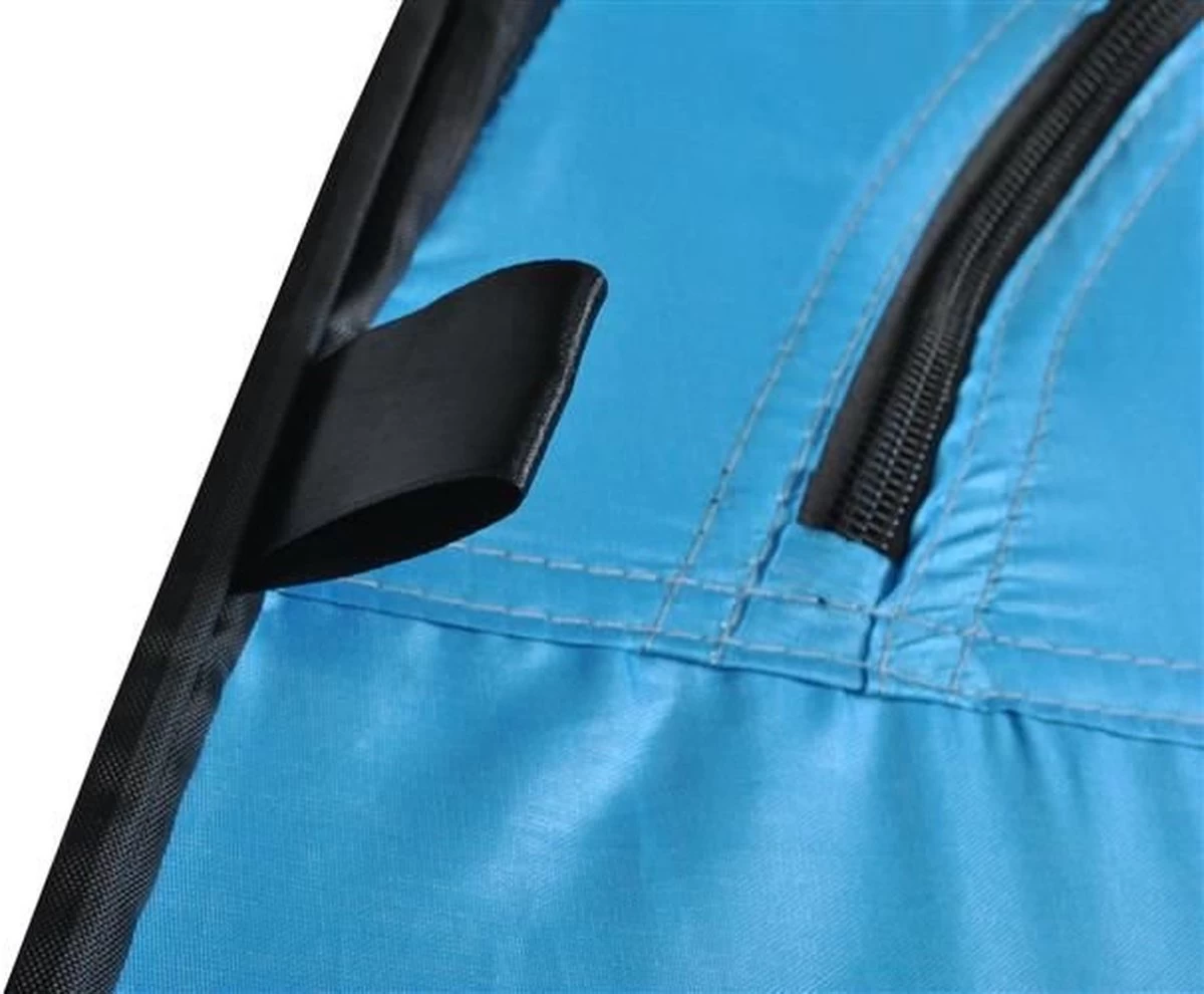 Merkloos 4 In 1 Pop-up Douchetent Voor Omkleden, Douchen, Toilet En Opslag - 1 Persoons Tent - Camping Douche En Omkleedtent - Inclusief Haringen En Draagtas - 190 X 110 X 110 Cm Blauw 12 Merkloos 4 In 1 Pop-up Douchetent Voor Omkleden, Douchen, Toilet En Opslag - 1 Persoons Tent - Camping Douche En Omkleedtent - Inclusief Haringen En Draagtas - 190 X 110 X 110 Cm Blauw - Afbeelding 10