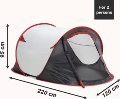JEMIDI Tweepersoons Pop-up Tent - Opgooitent, Werptent Voor 2 Personen - Ideaal Als Festivaltent Of Kampeertent - Verschillende Kleuren -Outdoor Camping Shop 1200x994 2