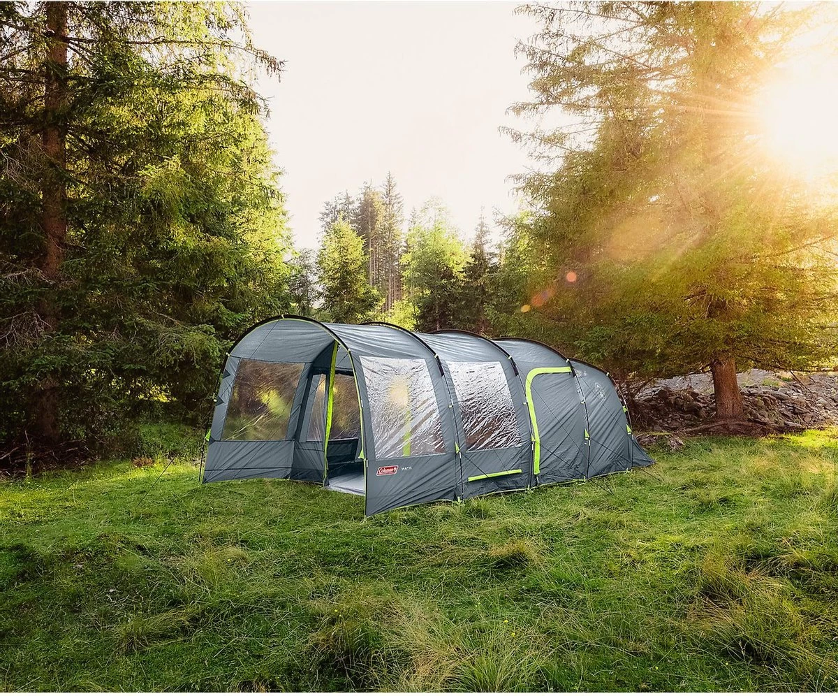 Coleman Vail 4L Tunneltent - Familie Tent - 4-Persoons - Grijs/Groen 10 Coleman Vail 4L Tunneltent - Familie Tent - 4-Persoons - Grijs/Groen - Afbeelding 8