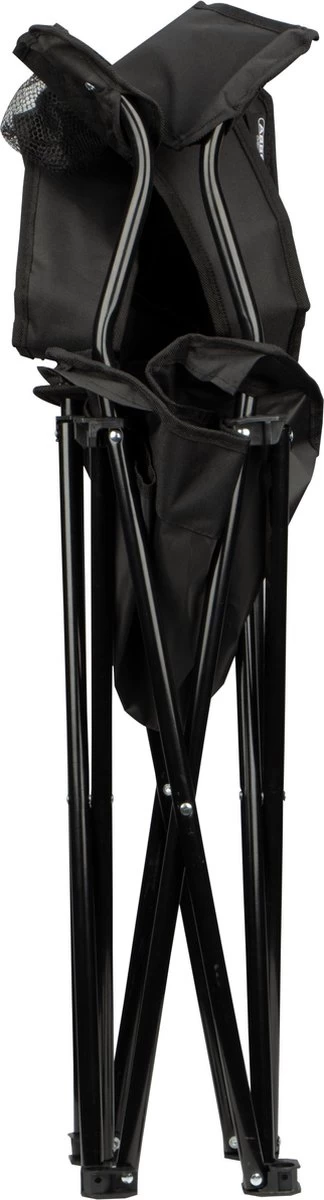 Abbey Camp Campingstoel - Vouwstoel - Zwart 5 Abbey Camp Campingstoel - Vouwstoel - Zwart - Afbeelding 3