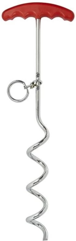 PROPLUS Pro Plus Aanlegspiraal - Hondenpen Met Handvat En Ring - Lengte 39 Cm -Outdoor Camping Shop 379x1200