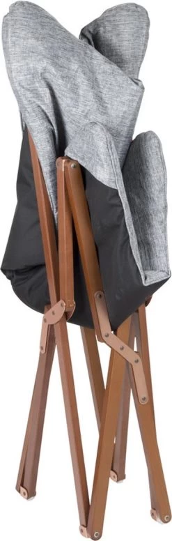 Bo-Camp - Urban Outdoor - Relaxstoel - Bloomsbury - L - Oxford Polyester - Grijs -Outdoor Camping Shop 382x1200