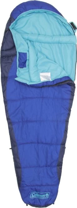 Coleman Fision 100 Mummy Slaapzak - 208 X 81 Cm - Blauw -Outdoor Camping Shop 446x1200