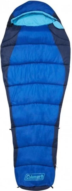 Coleman Fision 100 Mummy Slaapzak - 208 X 81 Cm - Blauw -Outdoor Camping Shop 453x1200