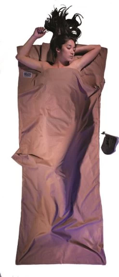 Cocoon TravelSheet - Lakenzak - Egyptisch Katoen - Khaki -Outdoor Camping Shop 518x1200