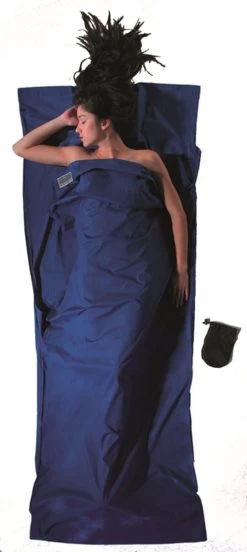 Cocoon TravelSheet - Lakenzak - Katoen - Ultramarine Blue -Outdoor Camping Shop 537x1200 1