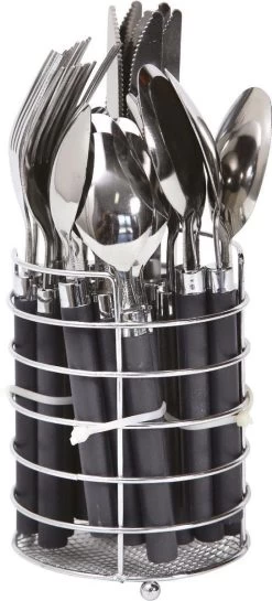 Bo-Camp - Bestekset - In Mandje - 24-Delig - 6 Persoons -Outdoor Camping Shop 544x1200