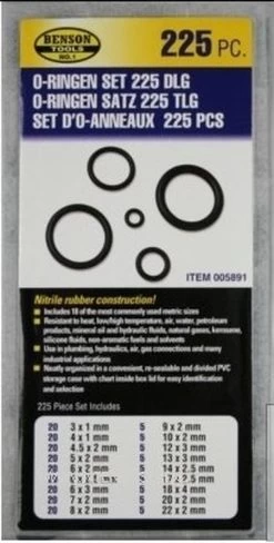 Benson O-ringen Set 450-delige Doos - Rubberen Ringetjes Set - Afsluitringetjes Set -Outdoor Camping Shop 608x1200 1