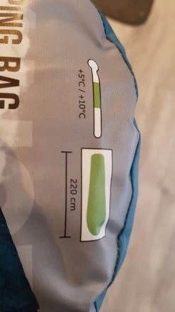 Max Ranger - XL Mummieslaapzak Blauw 220 X 80 Cm - Extra Grote Mummieslaapzak - XL Mummie Slaapzak Blauw -Outdoor Camping Shop 674x1200 1