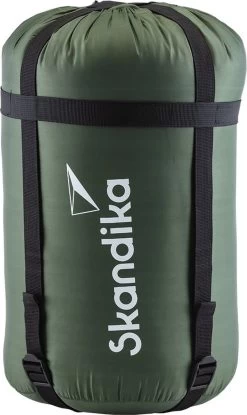 Skandika Vegas-R XXL Slaapzak - Mummieslaapzakken – Slaapzakken Volwassen – Maat XXL – Mummie Slaapzak - Unisex - Katoen, Luxe Kwaliteit, Koppelbaar, 3 Seizoenen, 220 X 110 Cm, -12° Tot -15°C, Outdoor Kampeerslaapzak – Ritssluiting Rechts - Groen -Outdoor Camping Shop 715x1200