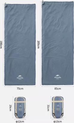 Naturehike® Slaapzak - Lichtgewicht - 205*85cm - Compact - Waterdicht - 3 Seizoenen Slaapzak Lente, Zomer & Herfst - Outdoor - Slaapzakken Volwassen & Kinderen -Outdoor Camping Shop 726x1200 1