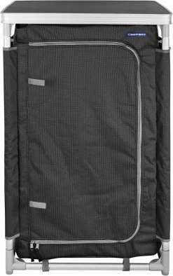 Campart Campingkast CU-0719 – Opvouwbaar En Verstelbaar - 4 Verstelbare Poten - 3 Lagen - Aluminium Frame - Grijs -Outdoor Camping Shop 753x1200 1