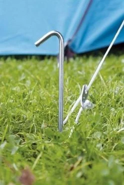 Stalen Tentharingen Set - 12 Stuks - 23 Cm | Staal | Opzetten Tent | Tentspijkers | Tentspijker | Haringen | Tentharing | Haring | Camping | Kamperen -Outdoor Camping Shop 805x1200