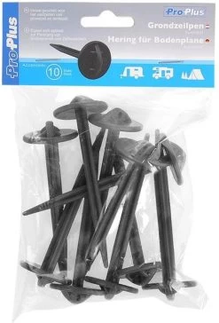 PROPLUS Pro Plus Grondzeilpen - Kunststof - Ø 7.5 X 90 Mm - Zwart - 10 Stuks -Outdoor Camping Shop 814x1200 1