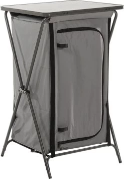 Travellife Toledo Opbergkast Opvouwbaar Laag Dark Grey -Outdoor Camping Shop 836x1200 2