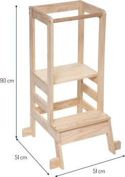 Merkloos Eazy Living Leertoren - Opstapkruk Voor Kinderen Berthe -Outdoor Camping Shop 846x1200 3