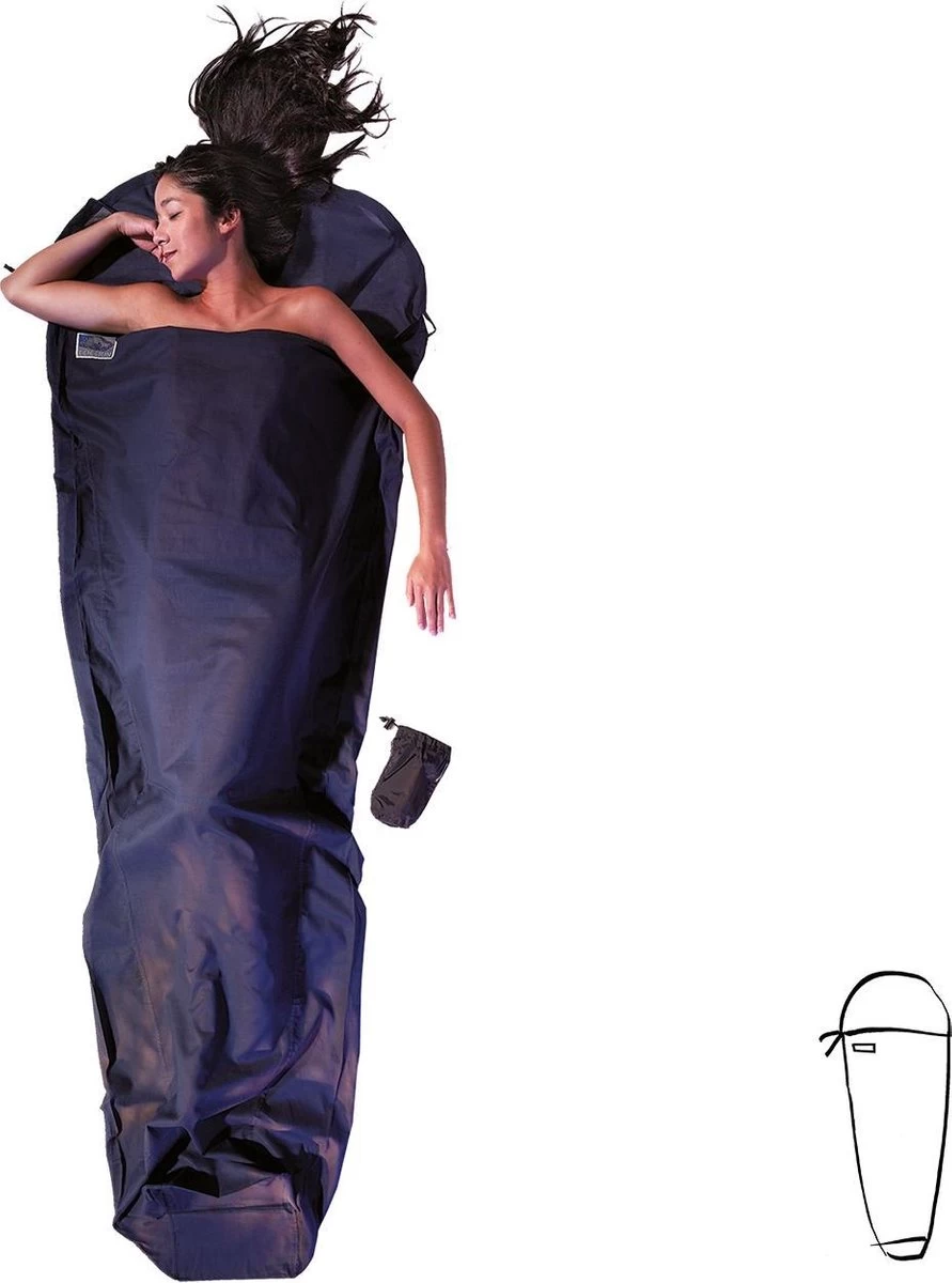 Cocoon Mummyliner - Lakenzak - Egyptisch Katoen - Tuareg 3 Cocoon Mummyliner - Lakenzak - Egyptisch Katoen - Tuareg