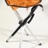 Campusit Lichtgewicht Camping / Vis Krukje - 4-poot - Aluminium - Oranje -Outdoor Camping Shop 908x1200