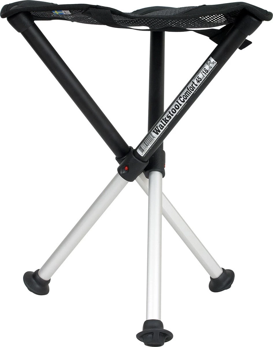 Walkstool - 3-Poots Krukje - Comfort 65 Cm - Verstelbaar - Zwart 9 Walkstool - 3-Poots Krukje - Comfort 65 Cm - Verstelbaar - Zwart - Afbeelding 7