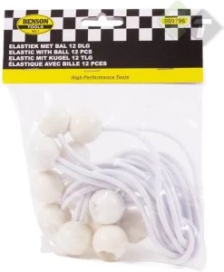 Elastiek Met Bal Wit - 12 Delig - Spanelastiek - 17cm - Benson -Outdoor Camping Shop 987x1200 1